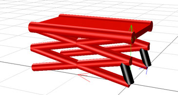 Hydraulic Model Used to Increase Loading Capacity of Hydraulic Scissor Lift